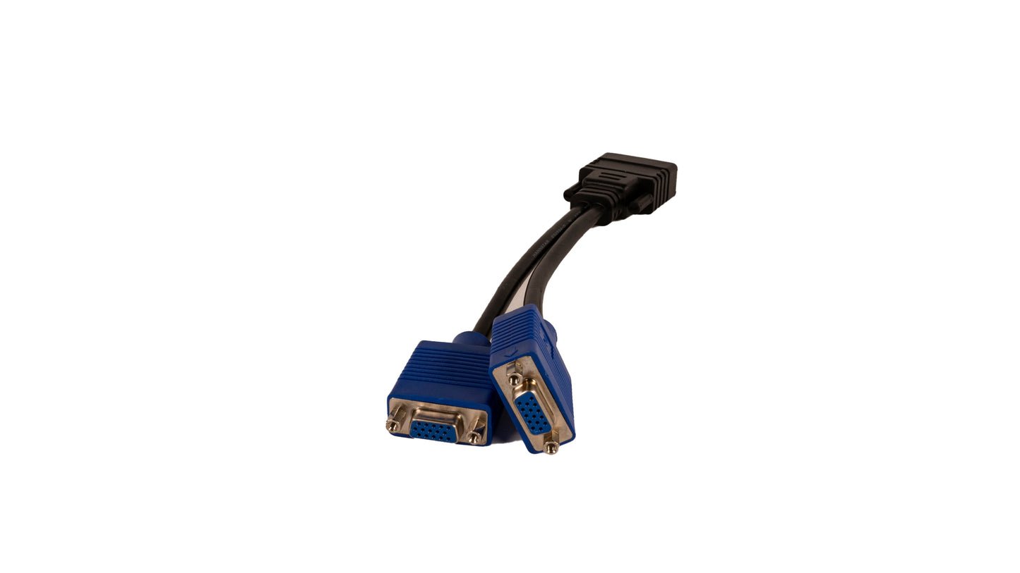0G9438 DMS-59 Male to Dual Female VGA Y-Splitter