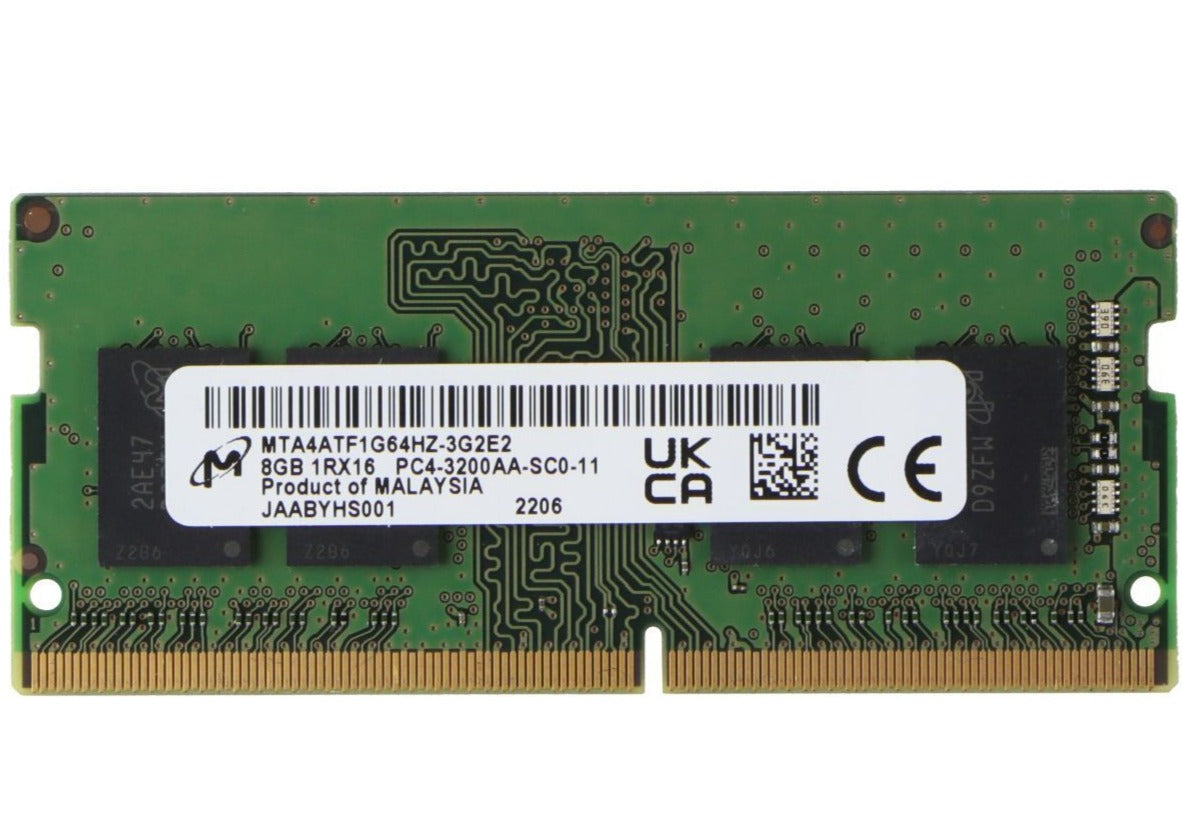 Micron 8gb 1Rx16 3200AA SODIMM Laptop