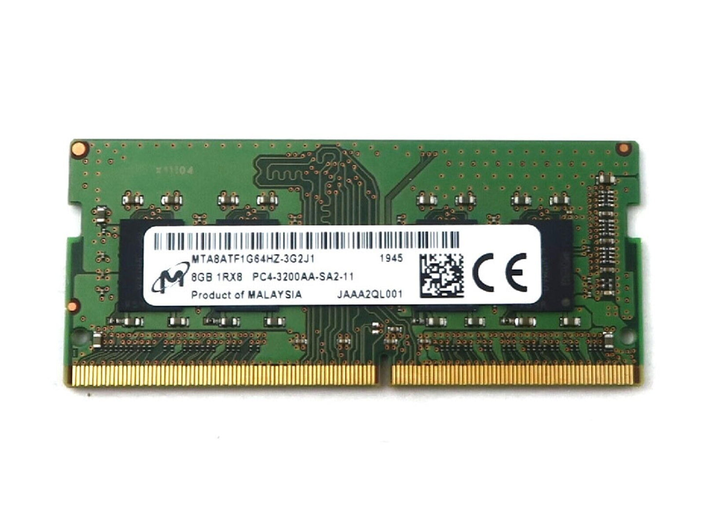 Micron 8gb 1Rx8 3200AA SODIMM Laptop