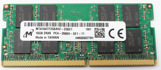 Micron 16gb 2Rx8 3200AA SODIMM Laptop