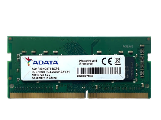 ADATA 8gb 1Rx8 2666V SODIMM Laptop