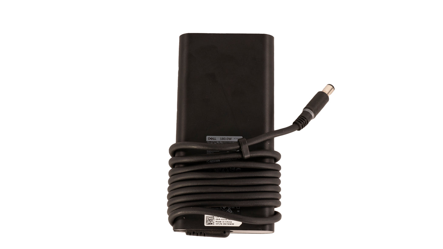 DELL OEM Charger: 180W, N7MWW - 0N7MWW - HA180PM181, 19.5V 9.23A, AC Laptop Adapter