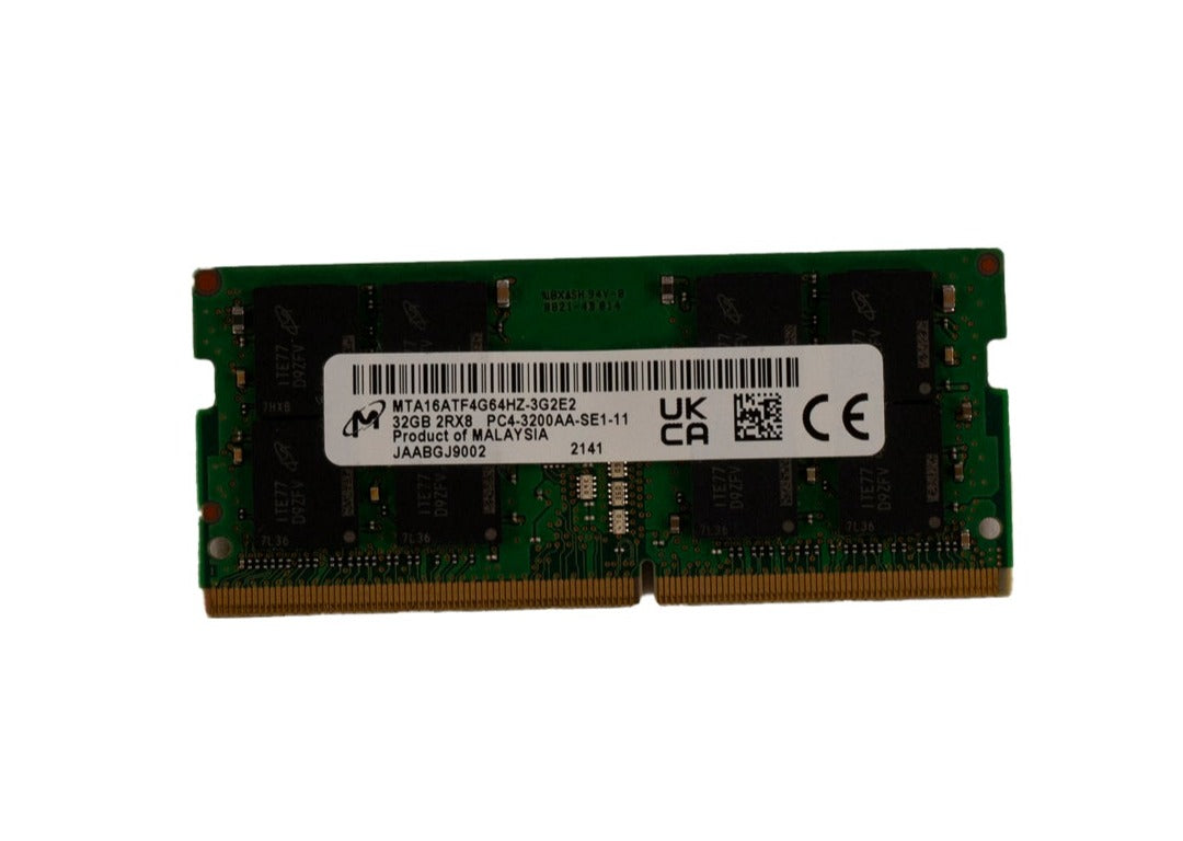 Micron 32gb 2Rx8 3200AA	SODIMM Laptop