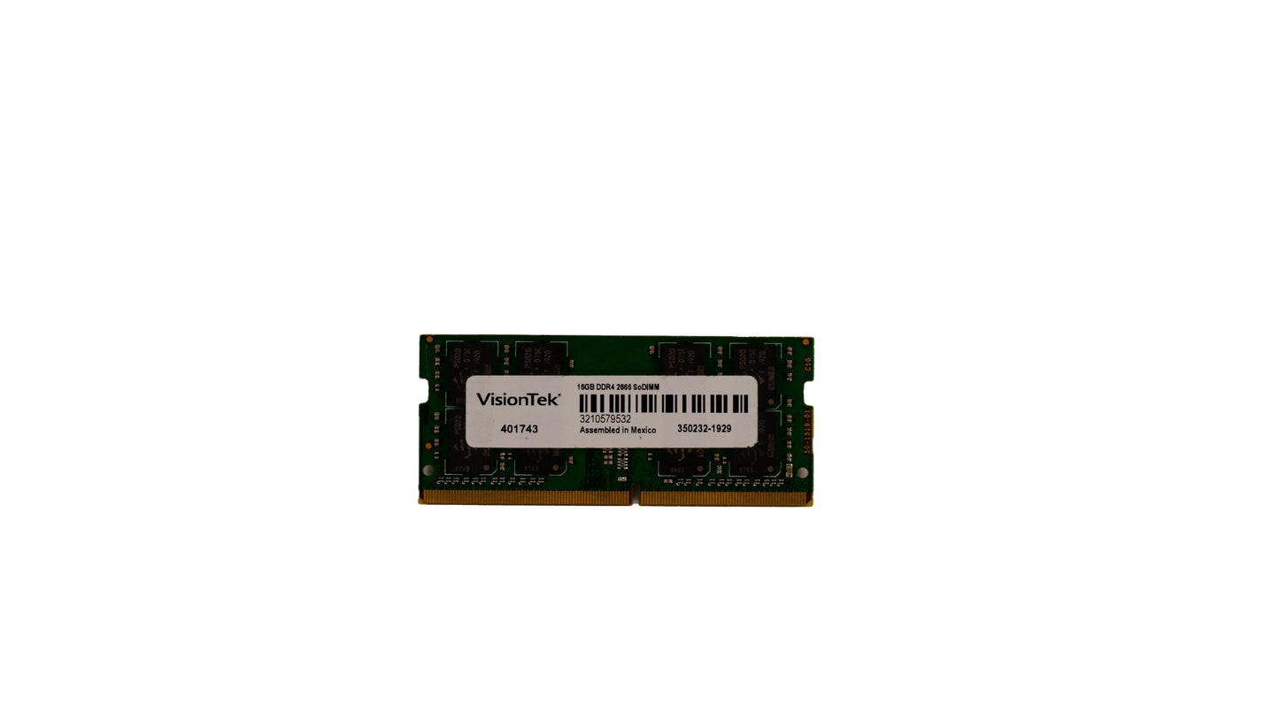 VisionTek 16gb DDR4 2666V SODIMM Laptop